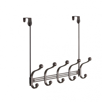 Factory price newest Over the door hook rack hanging clothes caps-Broze Color