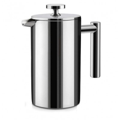 Factory price Manufacturer Supplier 350ml 800ml 1000ml stainless steel double wall french press coffee maker