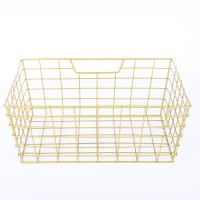 high quality modern hanging wire storage basket  wire mesh storage baskets