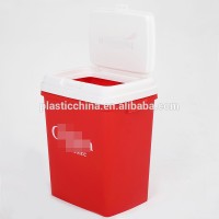 Chinese supplier 15KG airtight plastic kitchen rice cereal storage container box